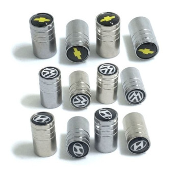 Колпачки на нипель Opel  Хром (к-т 4шт)