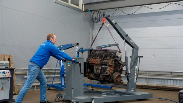 Усиленный пневмогидравлический кран NORDBERG N3771 для грузовой техники