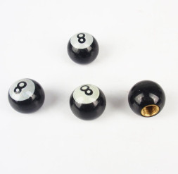 Колпачки на нипель  Бильярдный шар  Черный (цена за 1шт)