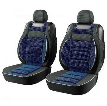 Авточехол  &quot;PILOT B&quot;  1+1 ECO жаккард синий