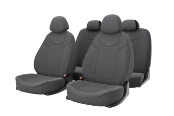 Чехлы  «ARIZONA» Тёмн.Серый/Тёмн.Серый/Тёмн.Серый (жакард/пайнэпл)