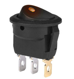 ЭТ Кнопка FOTEK 23мм, желтый диод 16A