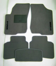 Коврики текстильн. Hyundai  i 30 I 2007-2012г /компл.5шт./осн.резин.