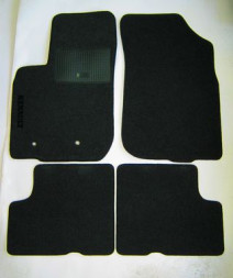 Коврики текстильн. Renault Duster 2010-2015г. /компл.5шт./осн.резин.