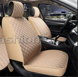 Накидки Фронт «CUBE FRONT» Бежевый/Бежевый/Бежевый (лён/экокожа)