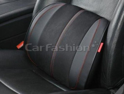 Подушка под поясницу «FLEX L» черный/черный/красный