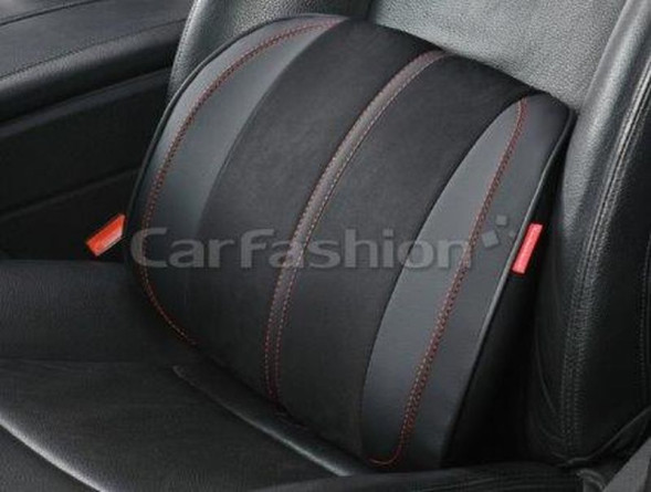 Подушка  под поясницу «FLEX L» черный/черный/красный