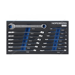 Набор ключей комбинированных NORDBERG в ложементе (14 предметов)