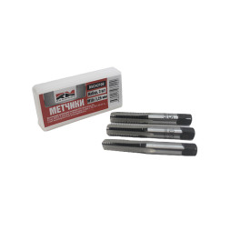 RedMark Метчики метрические M10х1,25мм (набор 3 шт.)