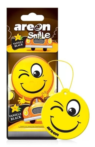 Осв.возд. Areon Сухой &quot;SMILE RING&quot;  VANILLA BLACK