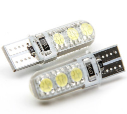 SOLAR  Свет-од  12V  T10 6 SMD 5050 W5W  W2.1x9.5d