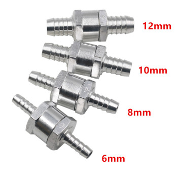 Аварийный переходник с обратным клапаном  6мм, алюминий