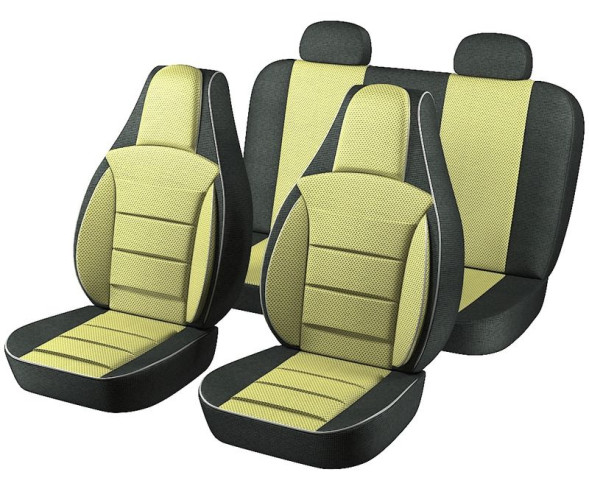Авточехол  &quot;PILOT B&quot;  1+1 жаккард бежевый