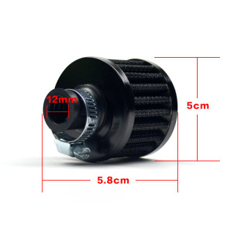 Фильтр нулевого сопротивления для мопеда, вход 12мм. (58*50см) красный