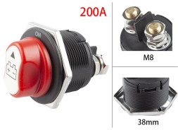 Выключатель массы 3х-позиц. 200A  (поворотный)