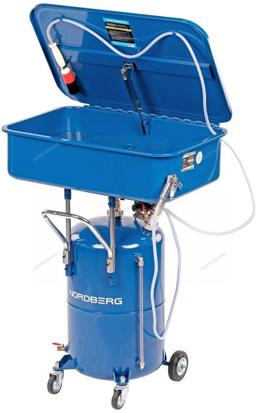 Установка для мойки деталей NORDBERG NW80M с пневматическим насосом (50 л) 