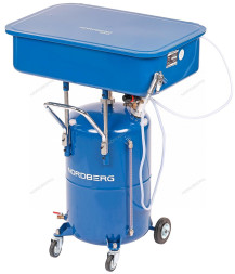 Установка для мойки деталей NORDBERG NW80M с пневматическим насосом (50 л) 