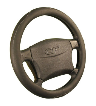 Оплетка на руль   CF  CREEK - L, Чёрный/Серый (перфорация)