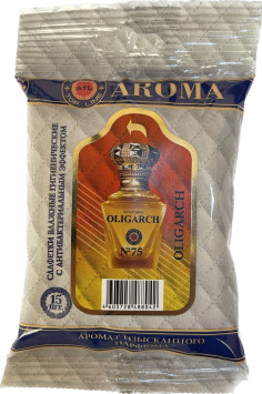 Парфюмированные салфетки малые AROMA Top Line ROJA OLIGARCH (упак.15шт)
