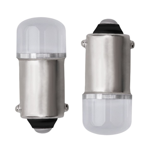 SOLAR  Свет-од  12V  T8.5  2 LED W5W  BA9s белый