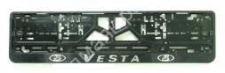 Рамка номера пластик  VESTA  (книжка)