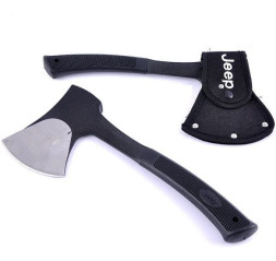 Топор цельнометаллический 30см, лезвие 9см (с чехлом)