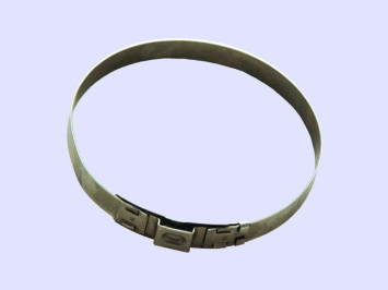 Хомут одноухий  60.20-63.50  (нерж.сталь, под зажим) СС-06