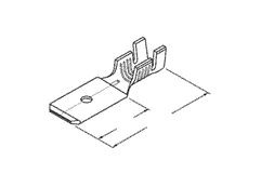 ЭТ Клемма &quot;Папа&quot; 2,8 К1 луженая Косьмодемьянск  (цена за 100штук)