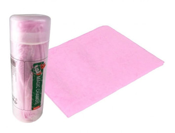 Салфетка из  замши  &quot;Li-Sa&quot; (малая) 32х43 см, розовая