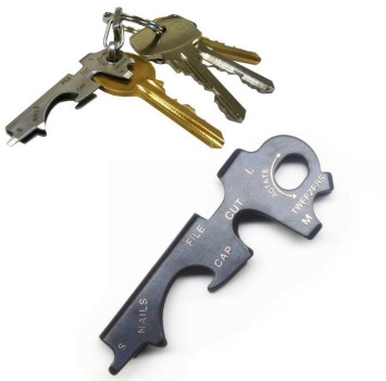 Брелок  мультитул черный