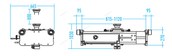 Траверса пневмогидравлическая NORDBERG N501T для грузовиков (15 тонн) 