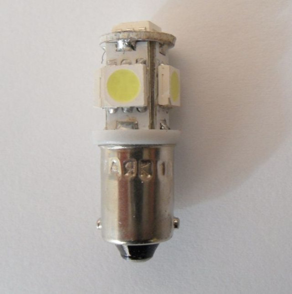 Маяк Cвет-од 12V  T8  5 SMD  10W   BA9s   WHITE  (уп.10шт.)