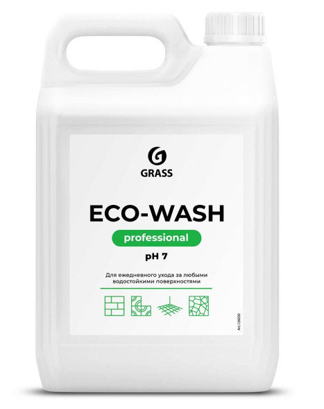 GRASS Универсальное низкопенное моющее средство (не требует смывания) \"Eco-Wash\" 5кг.