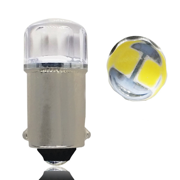 SOLAR  Свет-од  12V  T8.5  2 SMD 2835 W5W  BA9s  Желтый