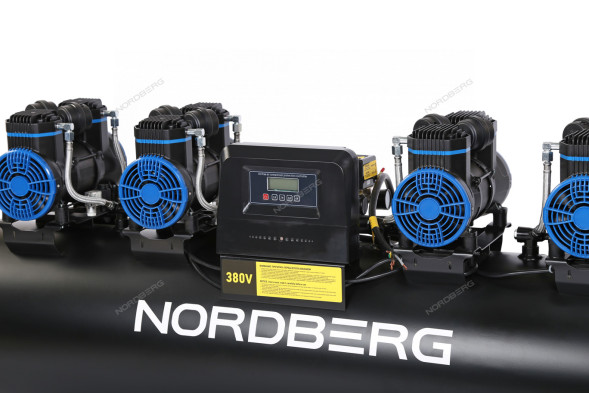 Компрессор поршневой безмасляный NORDBERG NCEO200/1000 (380В, 200 л, 1000 л/мин)