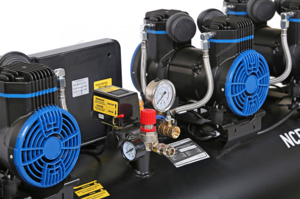 Компрессор поршневой безмасляный NORDBERG NCEO200/1000 (380В, 200 л, 1000 л/мин)