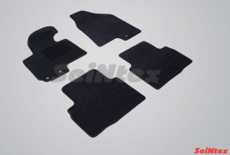 Коврики текстильн. Hyundai  ix 35 2010-2015г. /Sportage III 2010-2015г.  /компл.4шт./осн.резин.