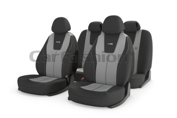 Комплект Накидок «DOUGLAS» Св.Серый/Темн.Серый/Св.Серый