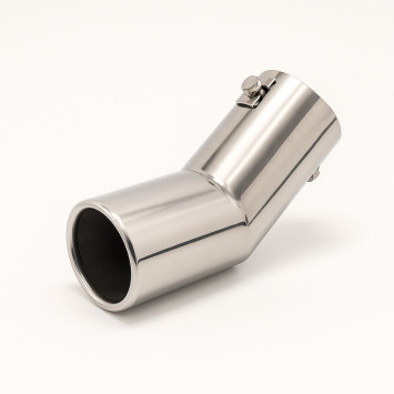 Насадка на глушитель &quot;Carlife&quot; (d 63мм)  длина 160мм, хром