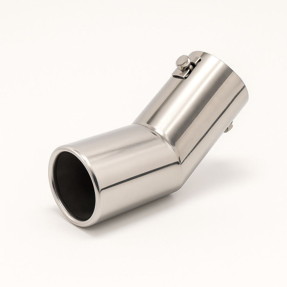 Насадка на глушитель &quot;Carlife&quot; (d 63мм)  длина 160мм, хром