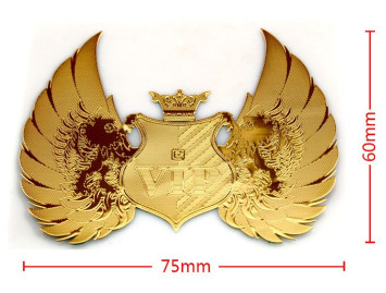 Наклейка VIP металл Золото