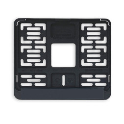 Рамка номера пластик  для мотоцикла Черная (195х145мм) RN-21