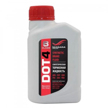 Тормозная жидкость &quot;Niagara&quot;  ДОТ-4 class 6   455 гр.