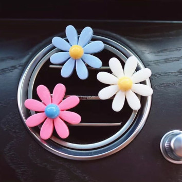 Украшение на дефлектор  №5 &quot;ромашки 3шт.&quot;