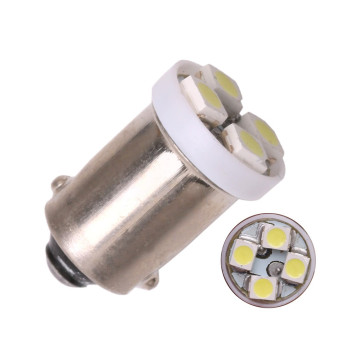SOLAR  Свет-од  12V  T8.5  4 SMD 1210 W5W  BA9s белый