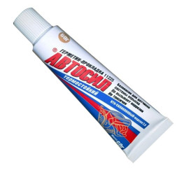 Герметик - прокладка АВТОСИЛ (г.Казань) термостойкий, силиконовый серый  60г.