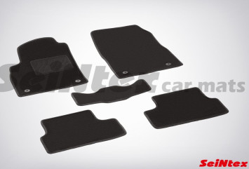 Коврики текстильн. Chevrolet Cruze (J300) 2009-2015г./компл.5шт./осн.резин./ LUX