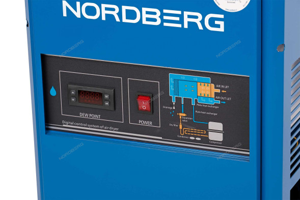 Осушитель воздуха NORDBERG NCD20 (2400 л/мин, 16 бар, 220В)