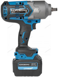 Аккумуляторный гайковерт NORDBERG NE812K (1/2", 21В, 1700Нм)