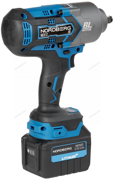 Аккумуляторный гайковерт NORDBERG NE812K (1/2&quot;, 21В, 1700Нм)